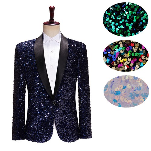 Hommes brillant sequin costume - hommes,