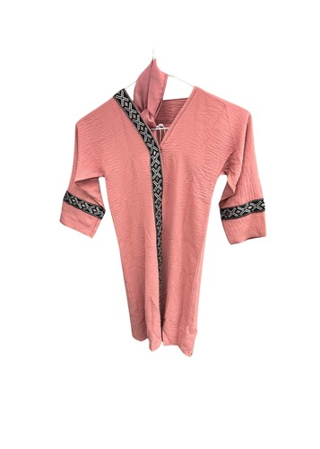 Pink girls abaya - girls,