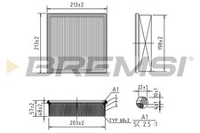 Filtre À Air BREMSI Pour Lada