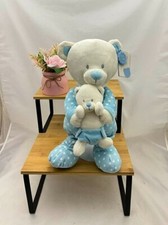 KEEL TOYS OURS VELOURS BLEU