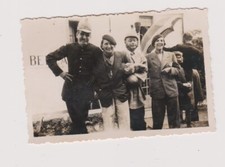Snapshot argentique 20 aout 1933 Rochard Vendée Rallye pompiers café Bereaud 2