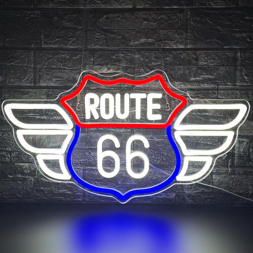Route neon sign - sign,