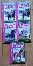 BIBLIOTHEQUE ROSE LOT de 3 LIVRES LE RANCH n° 1 - 2 - 5 Edition RECENTE 8-10 ans