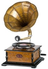Gramophone style antique avec