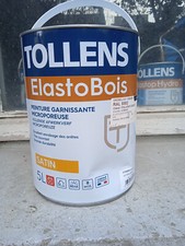 Peinture tollens - Elasto-Bois Satin Bois int/ext - teinté bleu ral 5002 - 5l