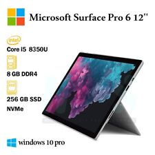 Microsoft Surface Pro 6 12,3" (Intel Core i5-8350U, 1,70GHz, 256Go SSD, 8Go RAM)