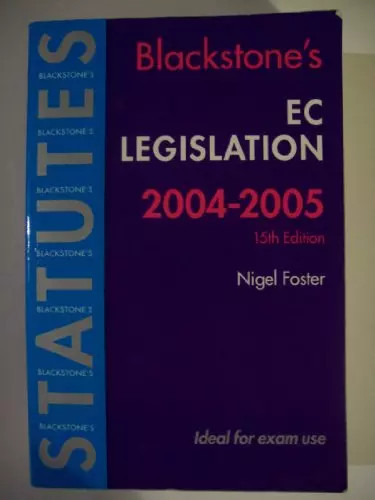 Legislation 2004 2005 - ec,