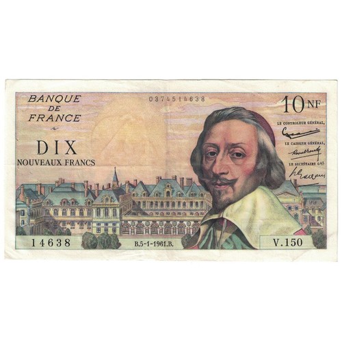 France nouveaux francs - 10,