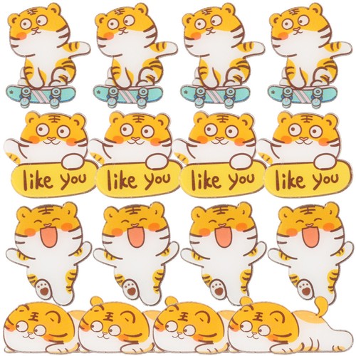 16pcs dessin animé broches - ,