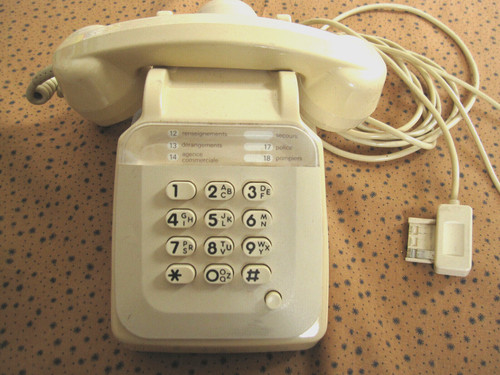Telephone touches clavier - telephone, à