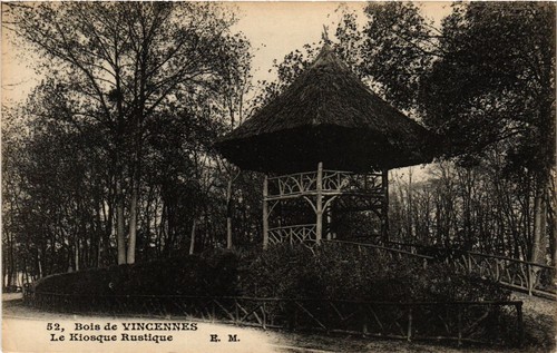 Cpa paris 12e bois - cpa, de