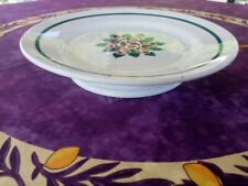 Biscuitier Faiencerie du Rhone Labrut Frère Modèle Bagatelle Boules de Noël 22cm