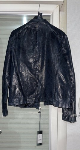 Veste cuir agneau homme - en cuir, d'agneau