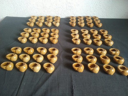 Lot godets coquilles - 72,