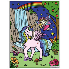 Coloriage - Licorne - Tableau