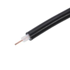 RG58 Coaxial Câbles Faible Perte RF Coaxial Câble 29,5Ft  Noir 1pcs