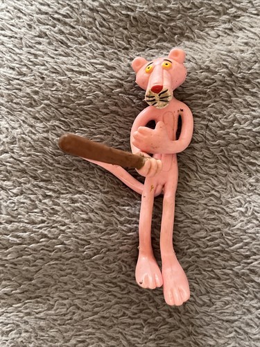 Figurine panthère rose san - rose,