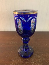 Verre calice sur pied cristal doublé No Baccarat