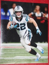 Photo signée par christian McCaffrey, san francisco 49ers
