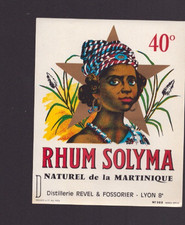 LYON (69) ETIQUETTE de RHUM