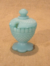 Moutardier en opaline bleue    Portieux  Vallerysthal