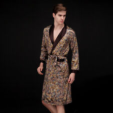 Rétro Hommes Satin Kimono