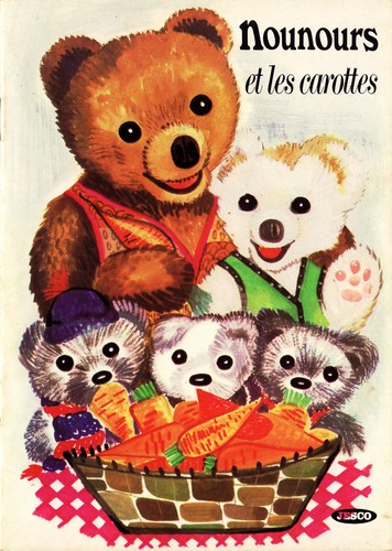 Nounours les carottes - nounours,