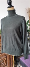 Pull Uniqlo Femme Col Roule Taille S 100% Laine Neuf