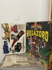 POWER RANGERS ROBOT MEGAZORD DELUXE SET COMPLET EN BOITE BANDAI 1993 BON ÉTAT !