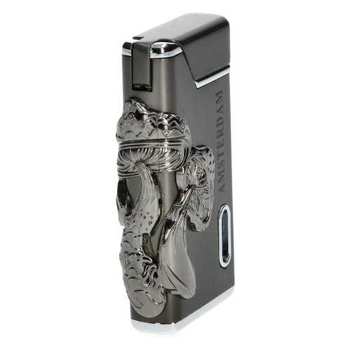 Briquet chalumeau gunmetal - chalumeau,