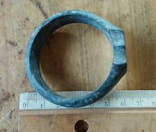 Rond de serviette en aluminium et cuivre objet de poilu, WW1 Ø 6 cm