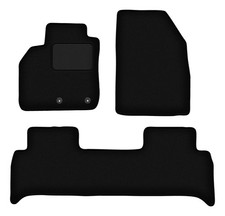 Tapis de sol velours noir Renault Grand Scenic III 2009-2016 (3 pièces)