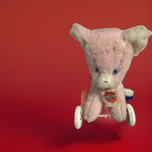 Chat peluche vintage - , à