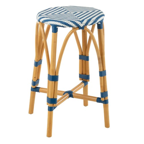 Tabouret bar rotin - bar, en