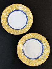 Lot de 2 superbes SOUS-TASSES PORCELAINE signées HAVILAND LIMOGES modèle NAIROBI