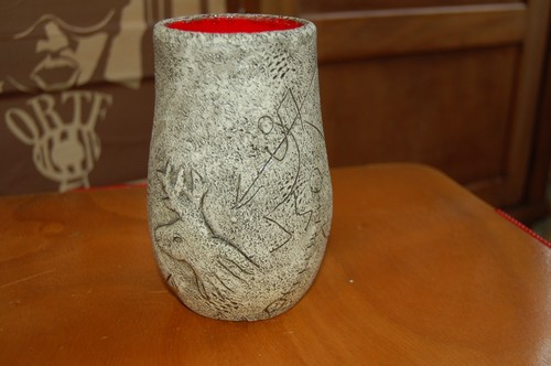 Vase céramique décor