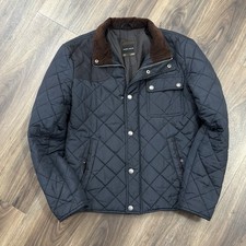 ZARA MAN Navy Blue Quilted