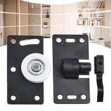 2 pi??ces rouleaux de quincaillerie de porte de grange coulissante rail de voie