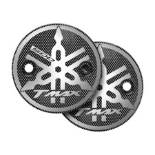 Paire Couvercles Embrayage Carbone Logo T-Max 500 Argent Pour 2001-2013