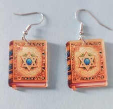 BOUCLES D'OREILLES  ACRYLIQUE