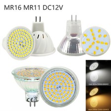 MR16 LED MR11 ampoules 3W 5W 7W  spots encastrables lampe verre 12V GU5.3