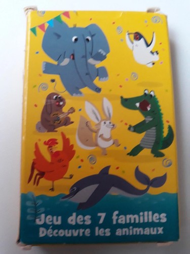 Paquet cartes jeu 7 - de,