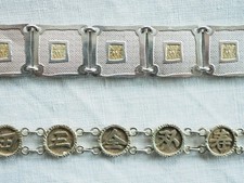 LOT 2 BRACELETS ANCIENS ARGENT
