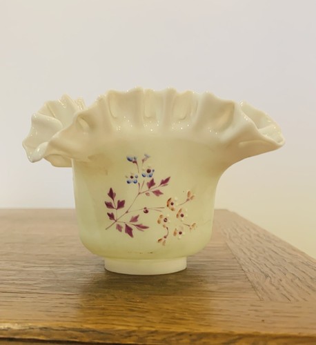 Tulipe ancienne verre opaline - tulipe,