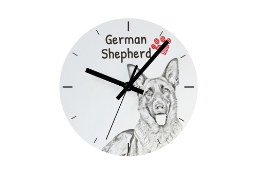 Berger allemand horloge avec