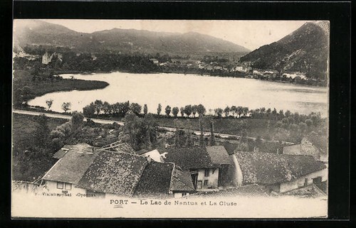 Cpa port lac nantua - cpa, et