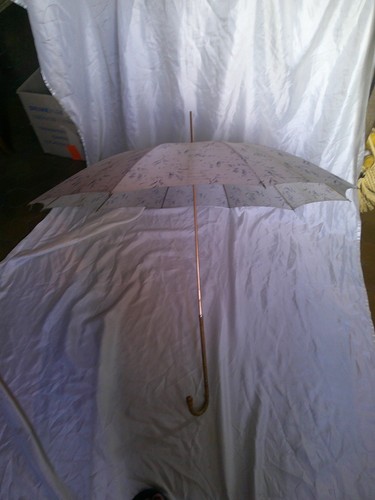 Ancien parapluie nylon - ancien, en