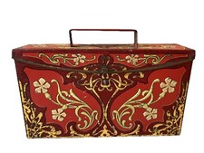 Boîte à Gâteaux Goûter Tôle Lithographiée Biscuit Olibet Art Nouveau Vers 1900