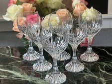 Lot de 6 verres à vin Cristal