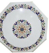 24 " Marbre Blanc Centre Table